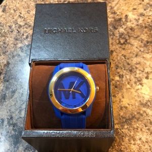 Blue Michael Kors Preston watch